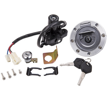 点火开关气帽座椅锁组件Ignition Switch Seat Gas Cap Lock Key Set For Yamaha YZF R1 R6 1992-2013