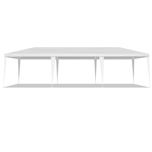  10*30ft 白色 5片面  低配 凉棚 铁 PE布 低配 N002-14